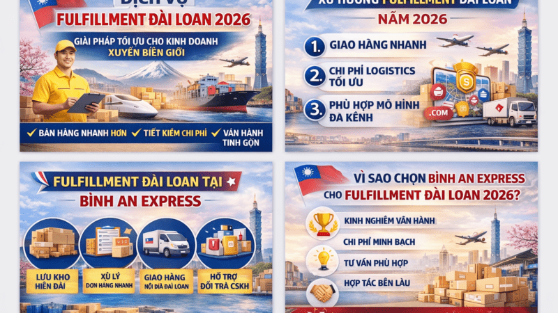 Dịch vụ Fulfillment Đài Loan 2026