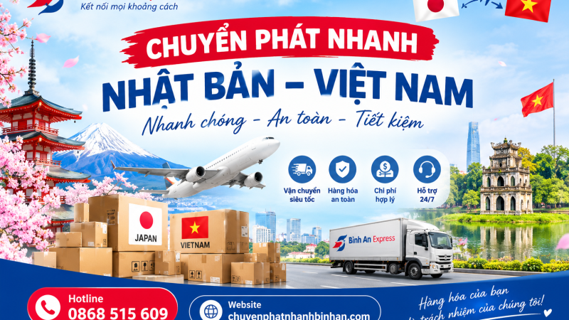 Chuyển phát nhanh Nhật Bản – Việt Nam