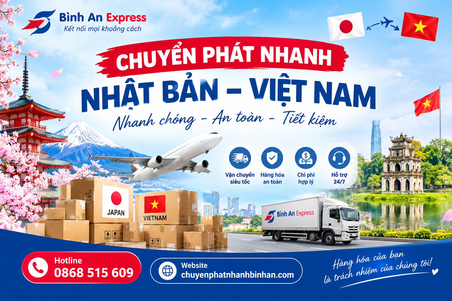 Chuyển phát nhanh Nhật Bản – Việt Nam