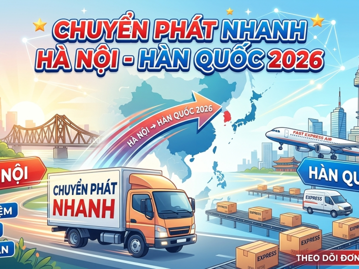 Chuyển phát nhanh Hà Nội – Hàn Quốc 2026
