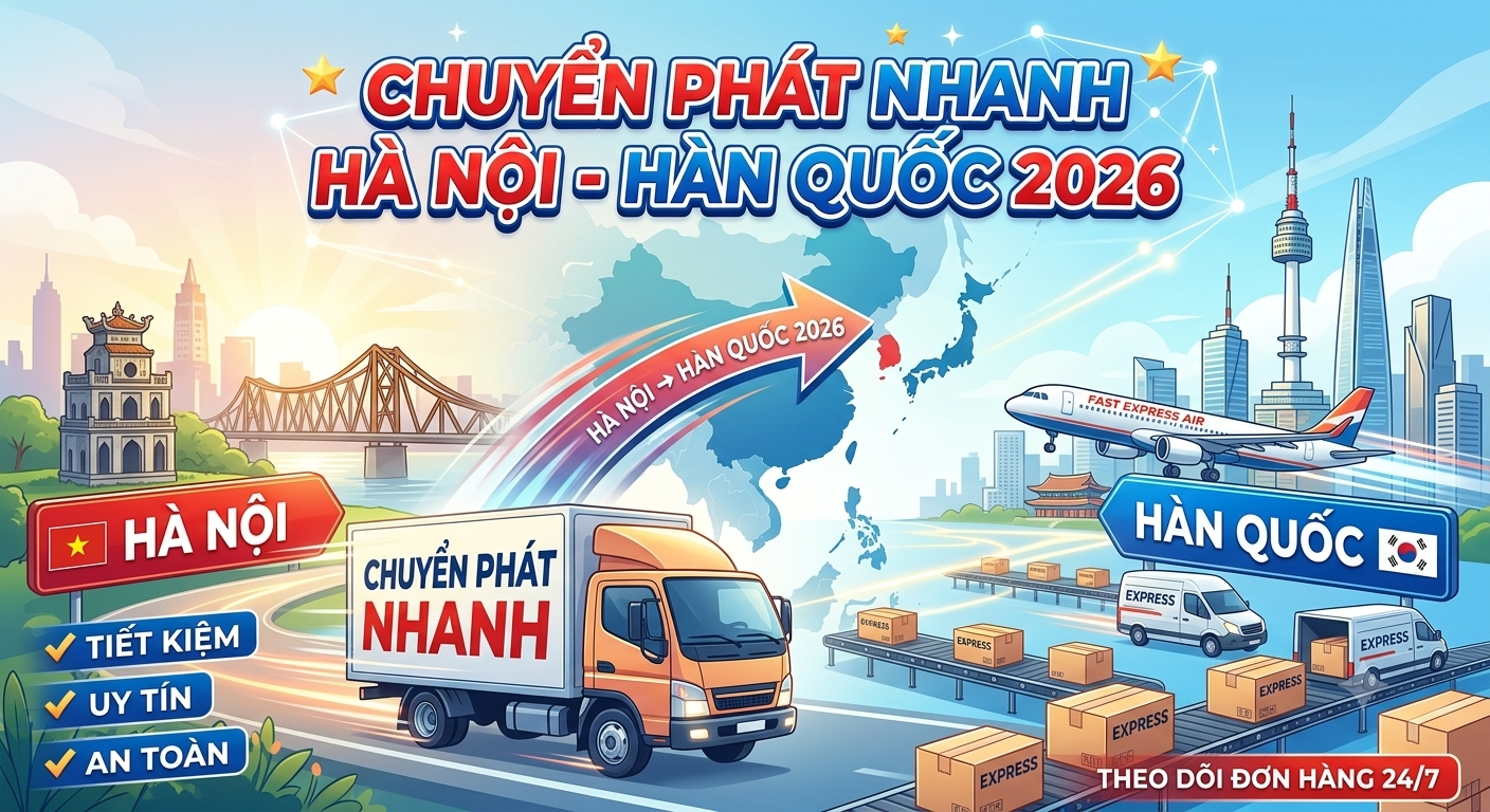 Chuyển phát nhanh Hà Nội – Hàn Quốc 2026