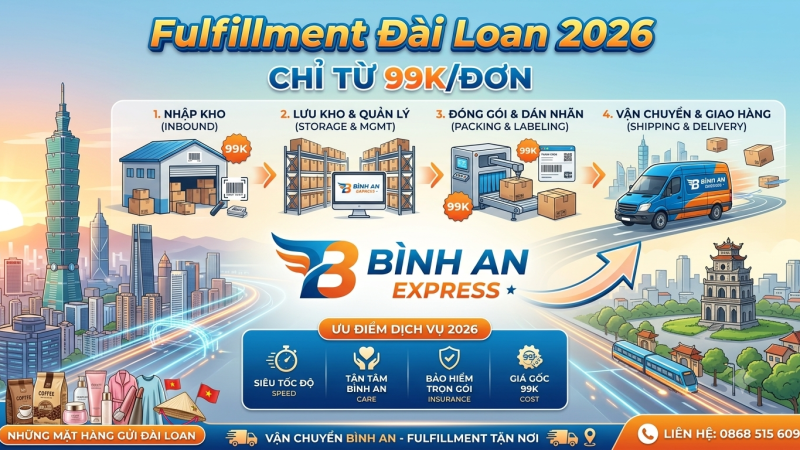 Fulfillment Đài Loan 2026