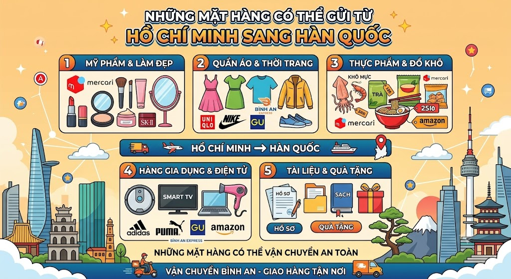 Chuyển phát nhanh Hồ Chí Minh - Hàn Quốc 